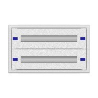 Unterputz-Installationsverteiler 2U-7K