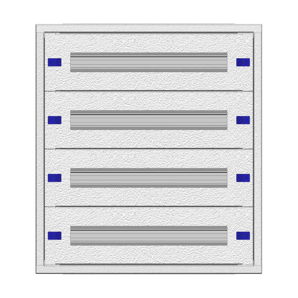 Installationsverteiler 2A-12K mit  84TE und 2 Flansche