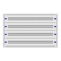 Aufputz-Installationsverteiler 4A-12K