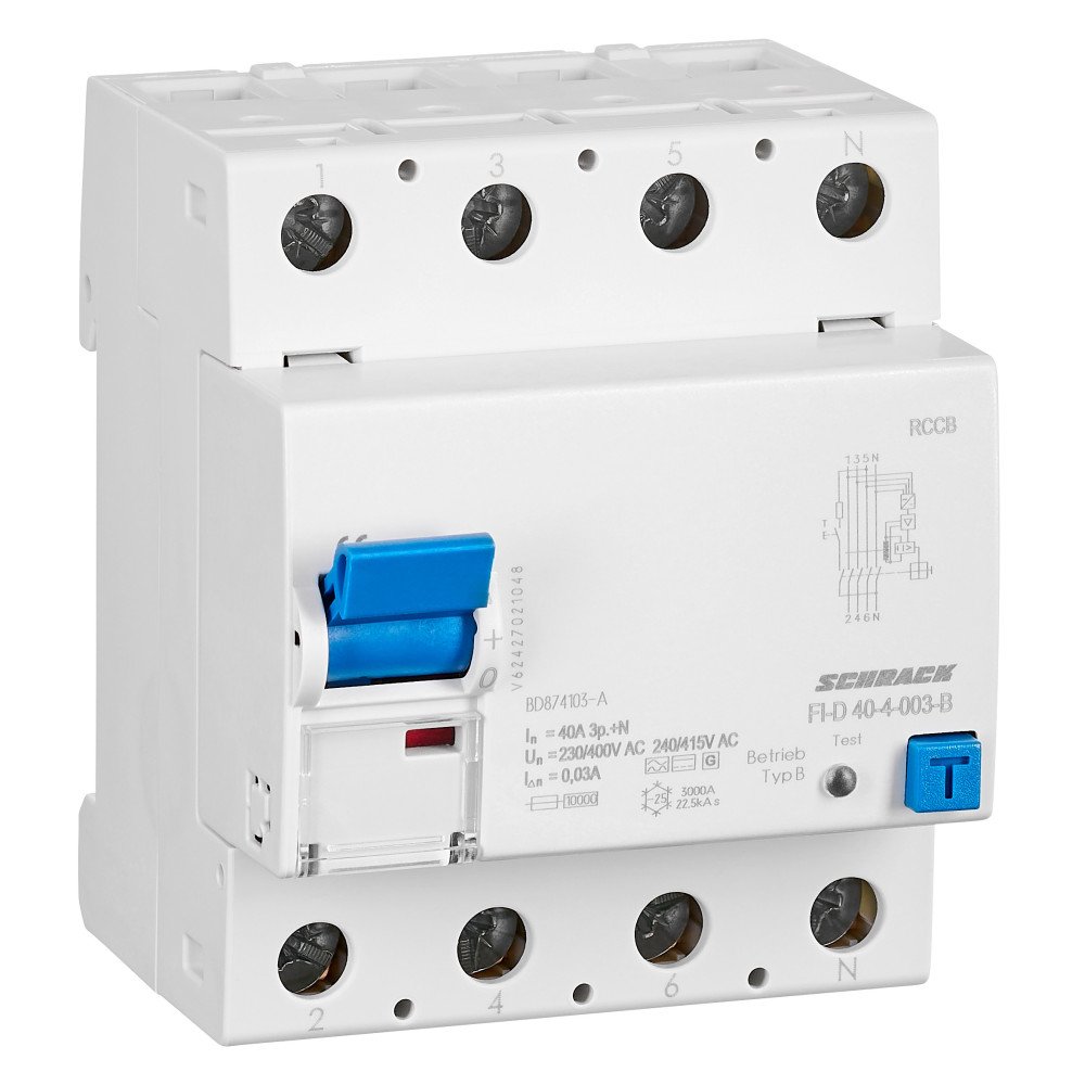 Allstromsensitiver FI-Schalter 40A