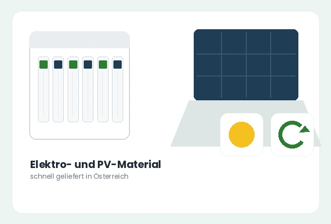 Elektro- und Photovoltaik-Material bei Elektro-Voltex